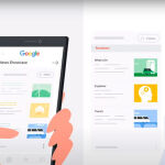 Captura del vídeo promocional de Google de Google News Showcase.