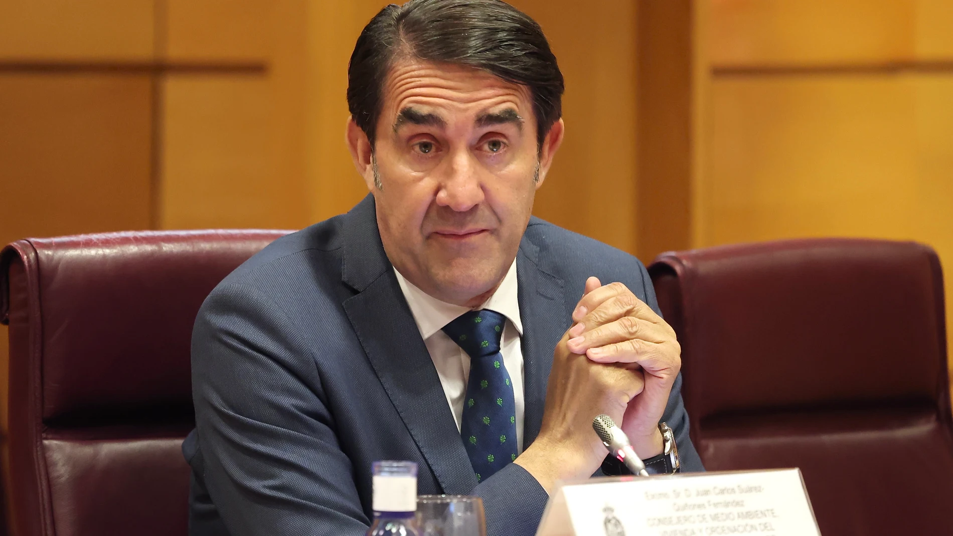 El consejero de Medio Ambiente, Vivienda y Organización del territorio, Juan Carlos Quiñones, intervien en Foro de las Autonomías