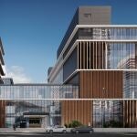 Figuración de la ampliación del hospital IMED en Benidorm