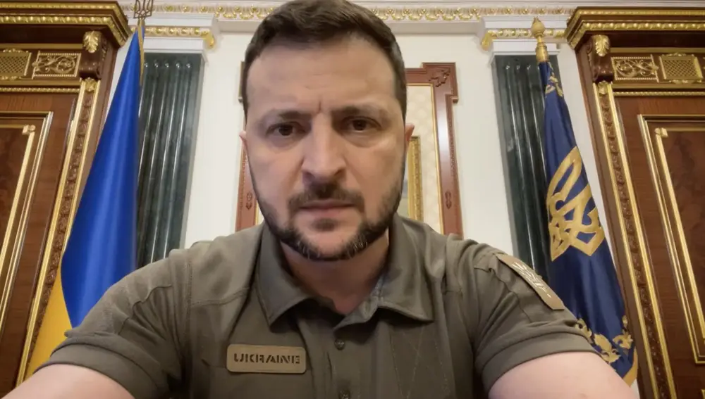 El presidente de Ucrania, Volodimir Zelenski
