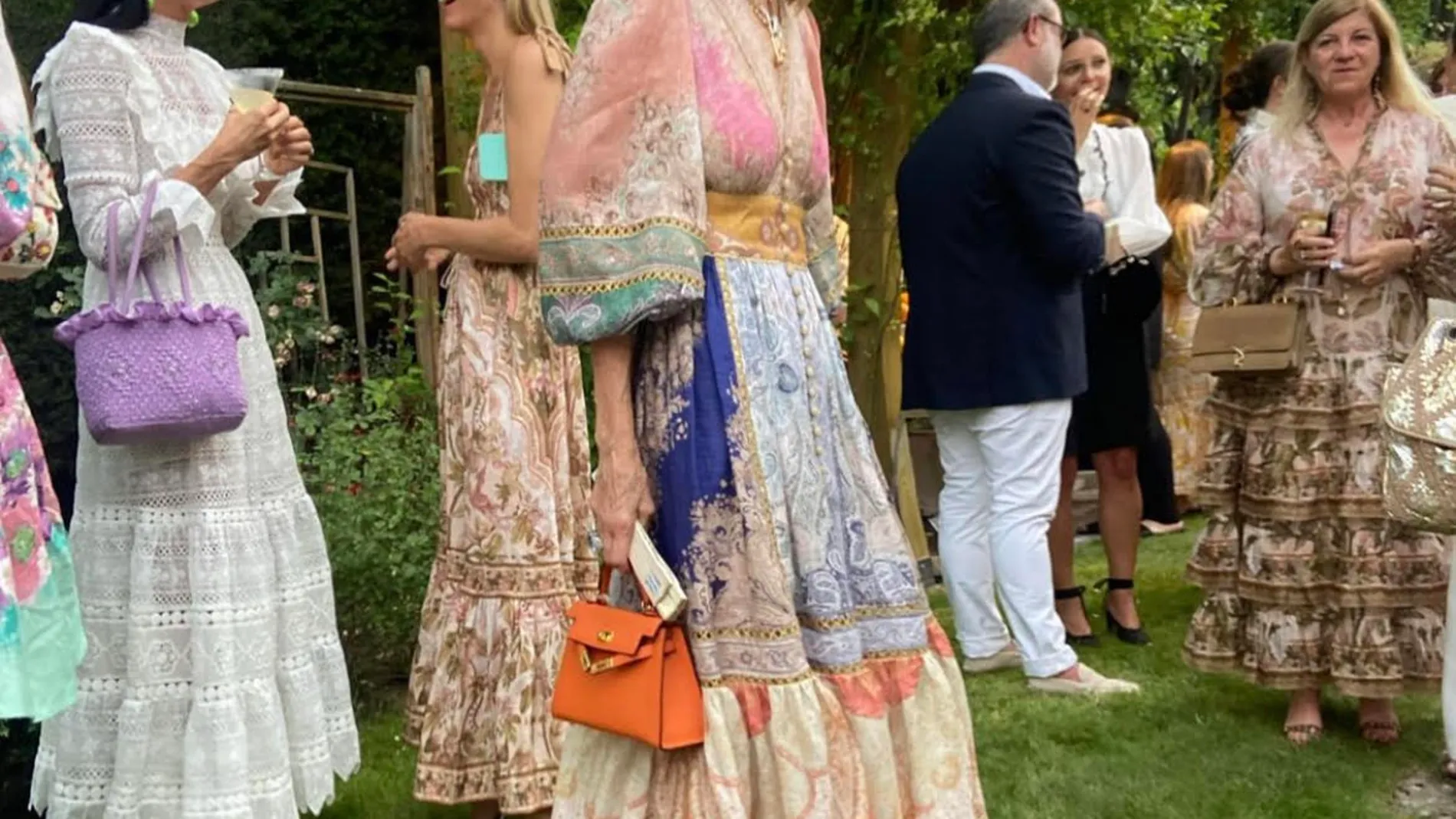 Carmen Lomana en una cena de Zimmermann.