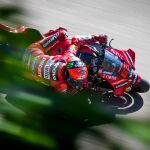 Pecco Bagnaia, en uno de los entrenamientos del GP de Alemania 2022