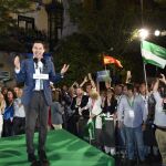 Juanma Moreno tras conocer los resultados de las elecciones