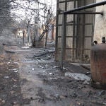 Destrucción provocada por el incendio forestal en la Sierra de la Culebra (Zamora), que ha arrasado más de 30.000 hectáreas, en la localidad de Otero de Bodas
