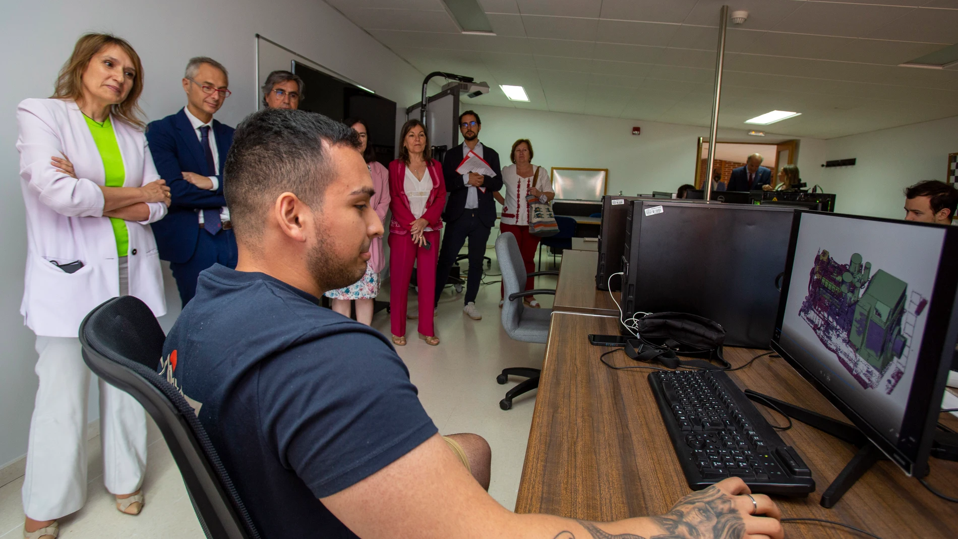 La consejera de Educación, Rocío Lucas, visita el Campus de Ávila de la Universidad de Salamanca