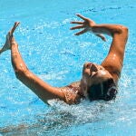 Anita Álvarez, en competición