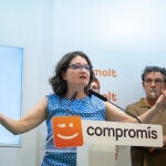 La ex vicepresidenta de la Generalitat valenciana y portavoz del Consell, Mónica Oltra