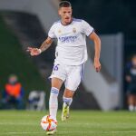Rafa Marín con el Real Madrid.