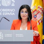 La ministra de Sanidad, Carolina Darias