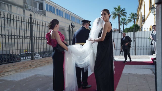 Rocío Crusset en la boda de su amiga Marta Moeckel