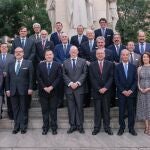 Foto de familia de la candidatura de Francisco Vélez. CONSEJO DE HHYCC