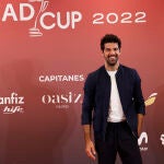 El actor Miguel Ángel Muñoz posa para los fotógrafos durante la presentación del MADCUP 2022