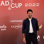 El actor Miguel Ángel Muñoz posa para los fotógrafos durante la presentación del MADCUP 2022
