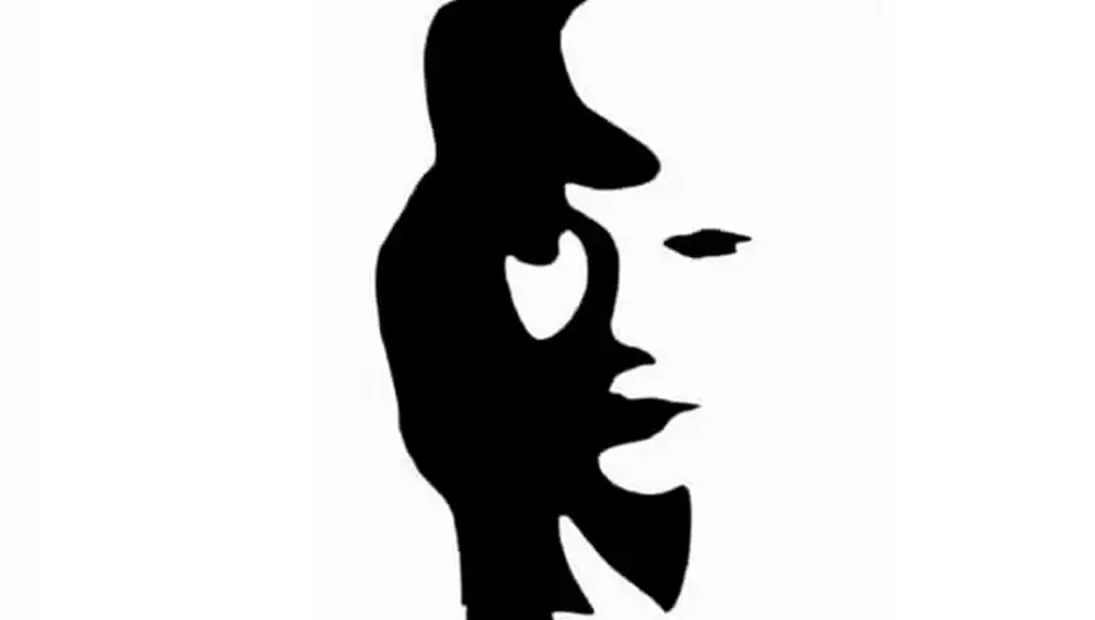 ¿Es un saxofonista o el rostro de una mujer?