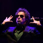 Andrés Calamaro durante el concierto que ha ofrecido en Madrid