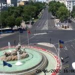7.- Cámara situada en la Plaza de Cibeles