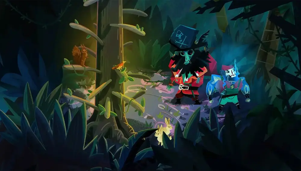 Piratas en Monkey Island.