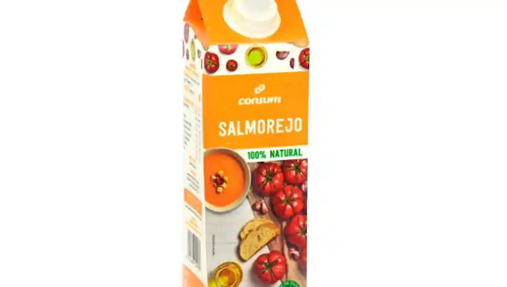 El salmorejo de la marca Auchan es, según la Ocu, el mejor de los ofrecidos en el mercado | Fuente: Alcampo