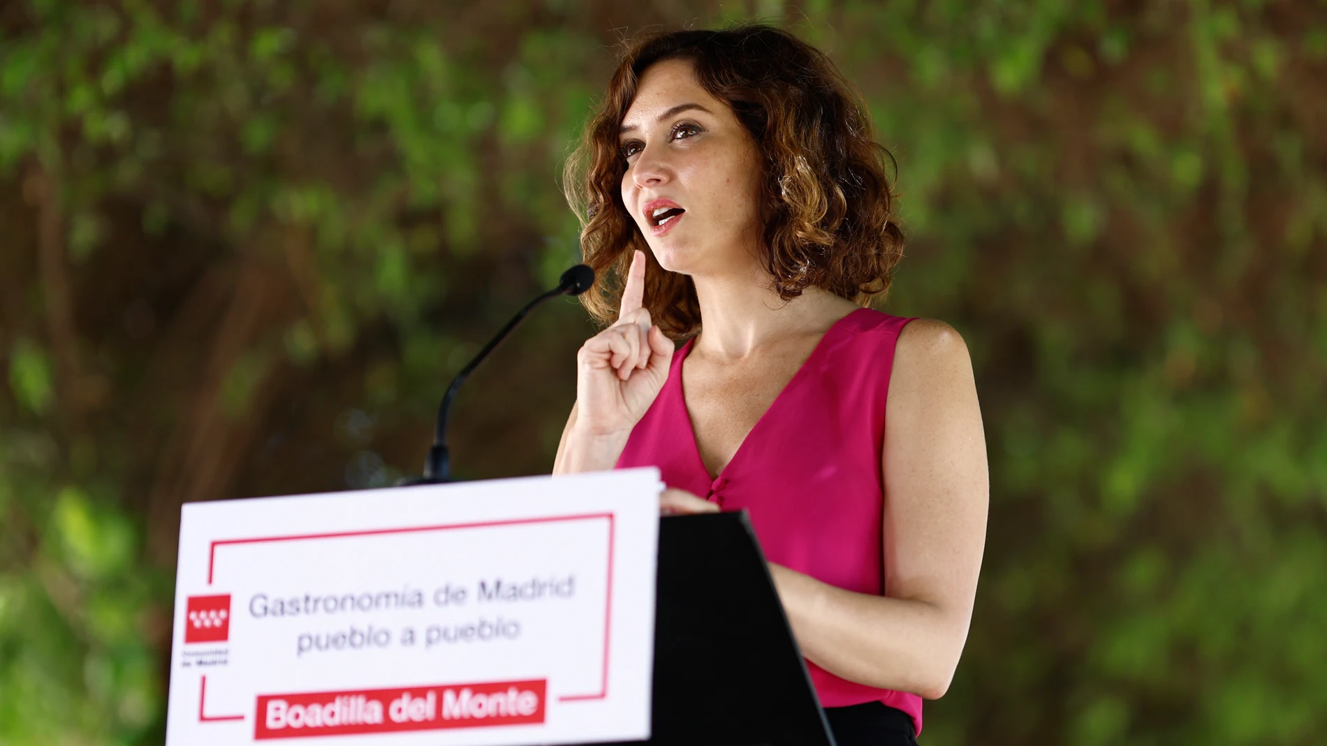 La presidenta de la Comunidad de Madrid, Isabel Díaz Ayuso
