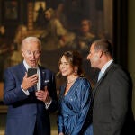 Los líderes de la OTAN se relajaron durante su visita al Museo del Prado
