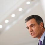 El presidente del Gobierno, Pedro Sánchez