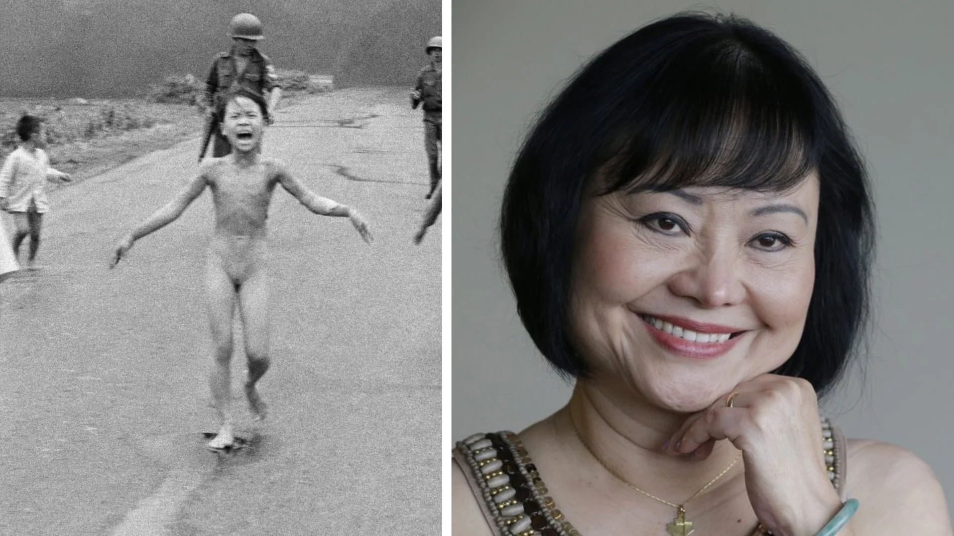 Kim Phuc sufrió quemaduras severas tras un ataque de napalm sucedido en el lugar donde vivía.