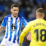 Joseba Zaldua con la Real Sociedad.