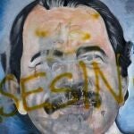 Un cartel contra Daniel Ortega en Managua (Nicaragua)
