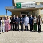 Jesús Aguirre en el Hospital Punta de Europa de Algeciras. JUNTA DE ANDALUCÍA
