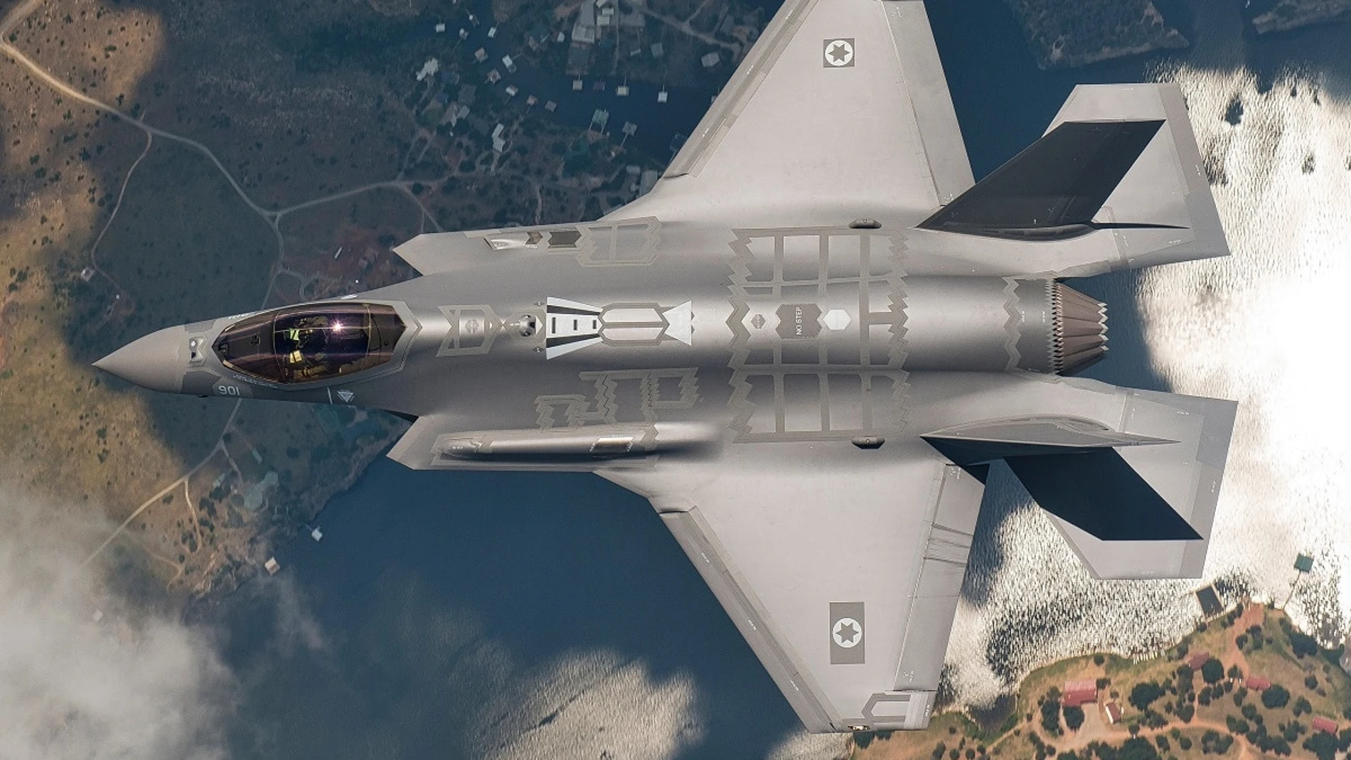 Un caza F-35 israelí