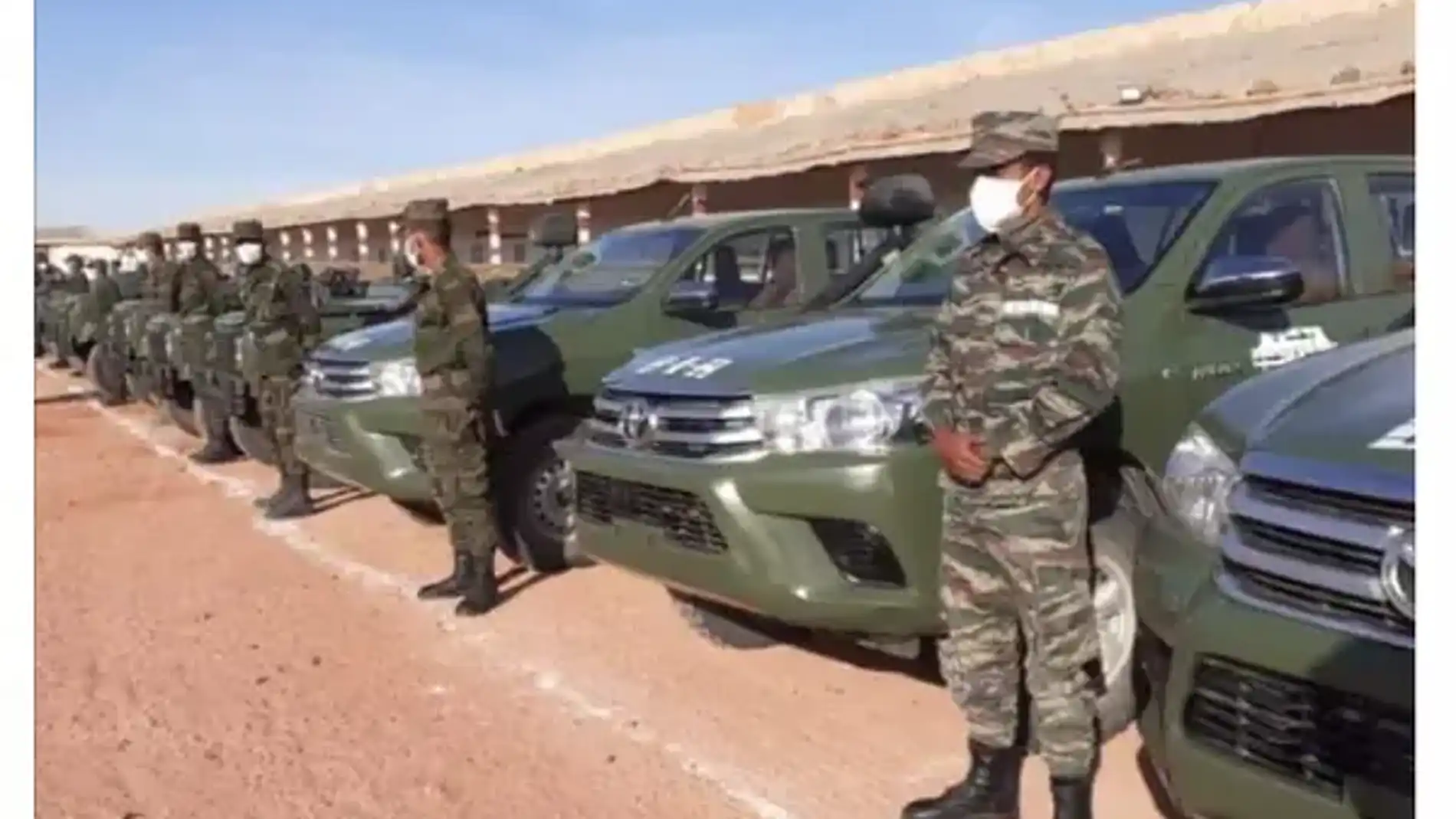 Material entregado por Argelia al Frente Polisario en una fecha no determinada