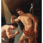 Fragmento de "Bautismo de Cristo", de Goya