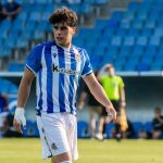 Julen Lobete con la Real Sociedad.
