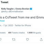 "CoTweet" con dos autores.