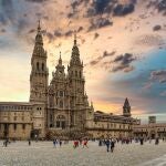 La catedral de Santiago de Compostela. 