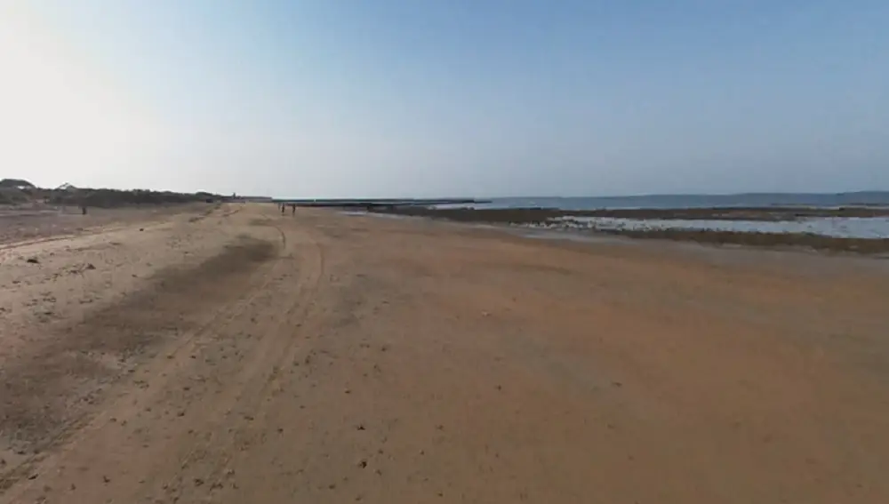 Playa del Camarón de Chipiona (Cádiz). EMERGENCIAS 112