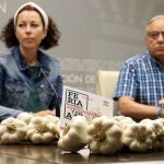 La vicepresidenta de la Diputación de León, Carolina López, presenta la Feria del Ajo de Veguellina de Órbigo