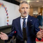 El ministro del Interior, Fernando Grande-Marlaska, en Praga