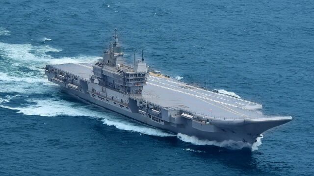 EL INS Vikrant desplaza 40.000 toneladas y es de fabricación india