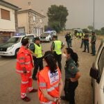 Incendio forestal en el Parque Natural de las Batuecas-Sierra de Francia, en el termino municipal de Monsagro(Salamanca)