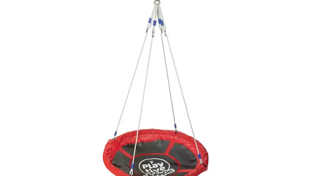 Columpio nido de Lidl para jardín, patio o terraza. Barato y resistente para niños y mayores
