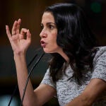 La líder de Ciudadanos, Inés Arrimadas, durante su intervención en la segunda jornada del Debate sobre el Estado de la Nación.