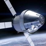 Recreación de la nave espacial Orion con la que el hombre viajará hasta la Luna de nuevo.