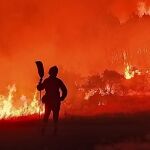 El incedio en la comarca cacereña de Las Hurdes que ha calcinado 10.000 hectáreas, informa la Junta de Extremadura
