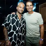 Maluma y Rafa Nadal.