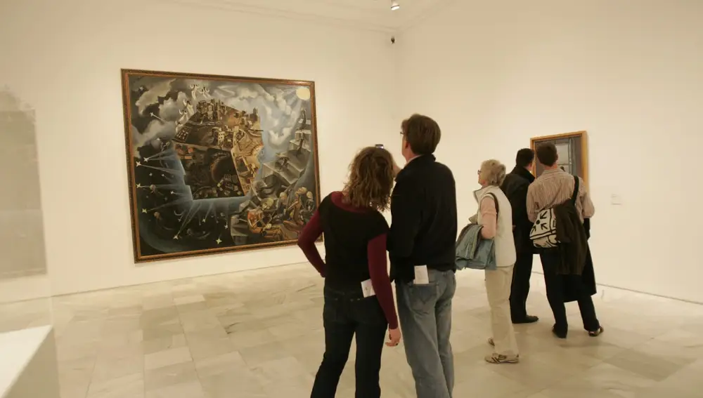 Obra "Un mundo", de Angeles Santos Torroella, en el Museo Reina Sofía