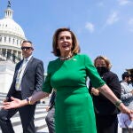Nancy Pelosi, presidenta de la Cámara de Representantes de EEU
