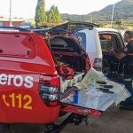 Efectivos del Consorcio Provincial de Bomberos de Alicante