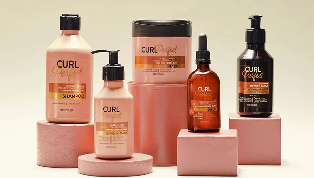 Productos para seguir el método curly de Mercadona. Línea curl perfect