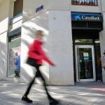 Una sucursal de CaixaBank